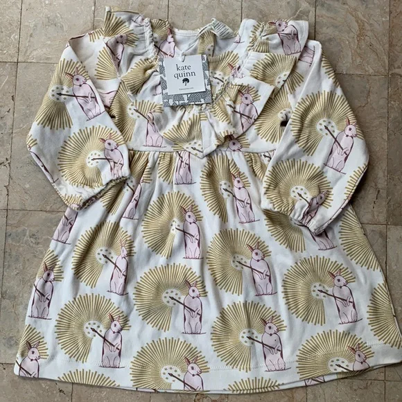 Kate Quinn Organics cotton and bamboo dress bundle 18-124 months - Picture 2 of 9